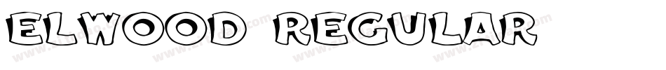 Elwood Regular字体转换